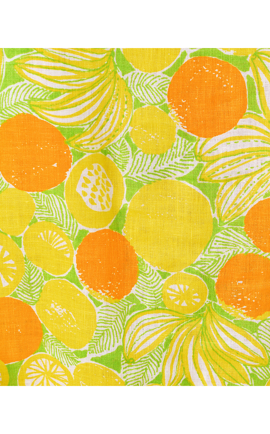 Sea View Button Down - Island Palm - Zesty