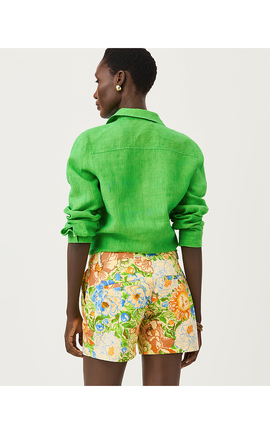Sea View Button Down - Ivy Green x Chateau Green