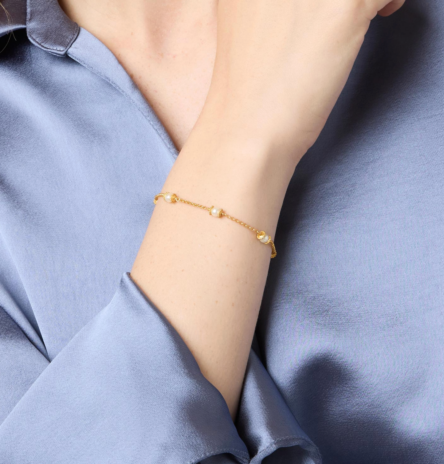 Hydra Delicate Bracelet - Pearl