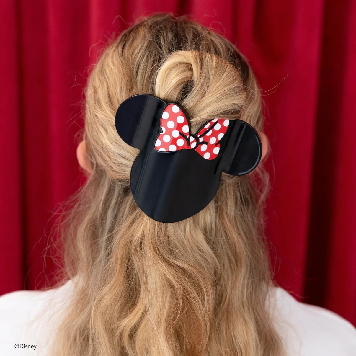 Minnie Mouse Shaped Large Flat
Hair Clip