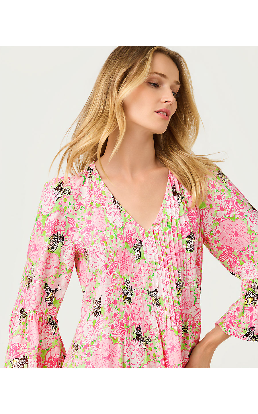 Danika Tunic Dress - Pistachio Macaron - Bees Knees