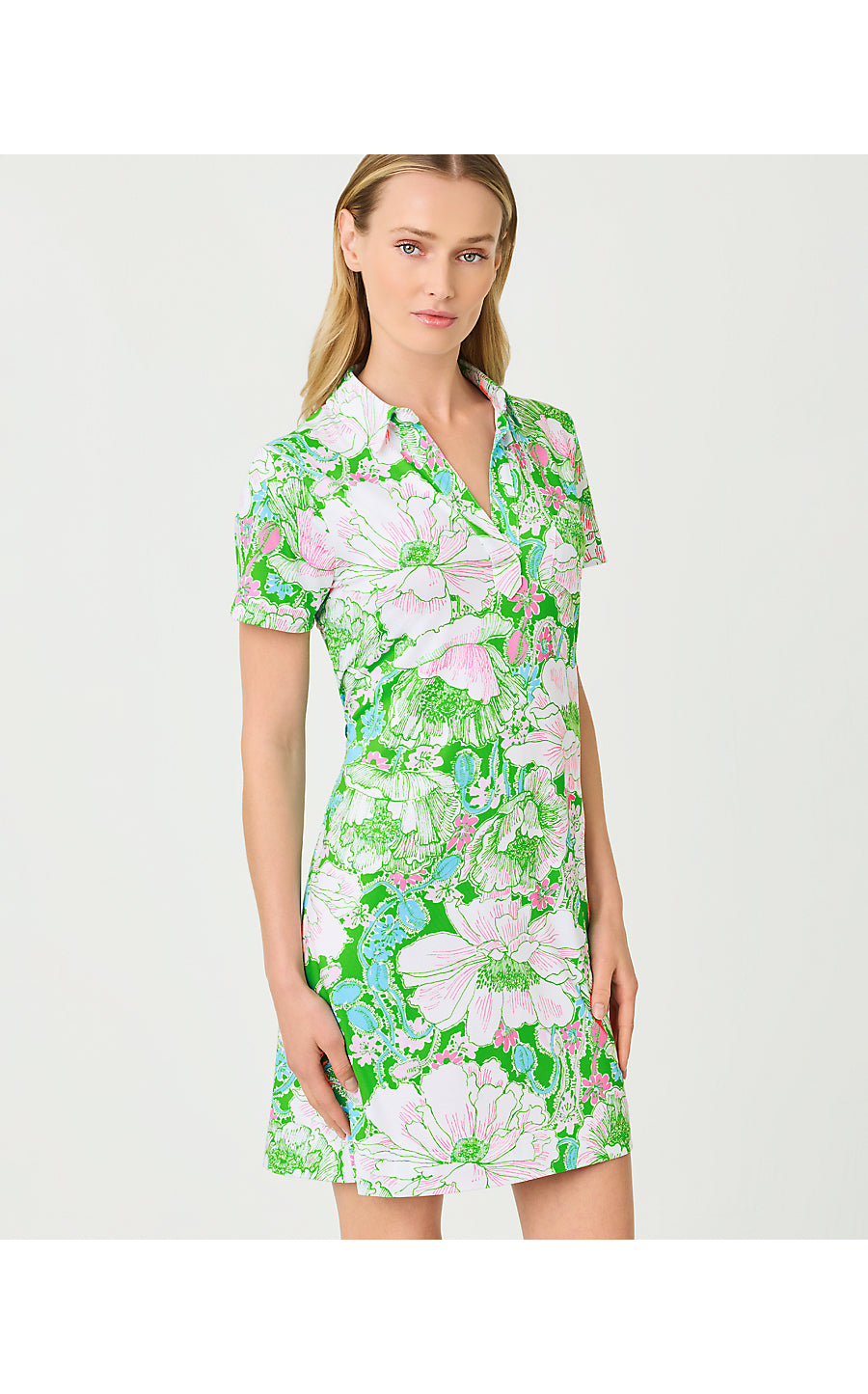 Dune Dress - Putting Green - Poppyland