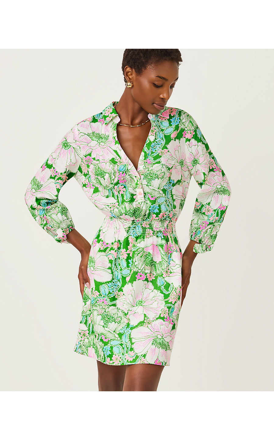 Abralynn Shirtdress - Putting Green - Poppyland