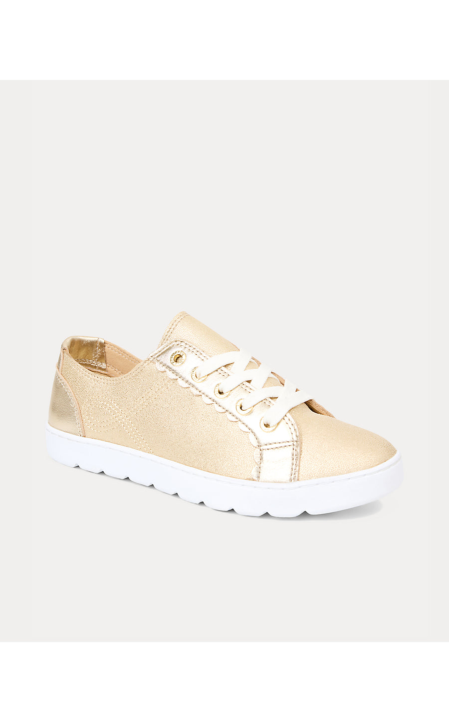 The Lilly Sneaker - Gold Metallic
