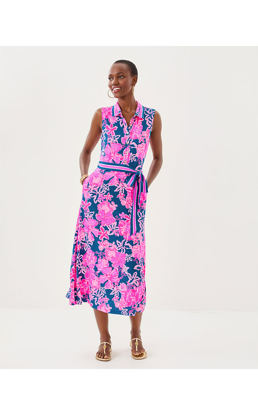 Ryland Midi Dress - Once and Floral