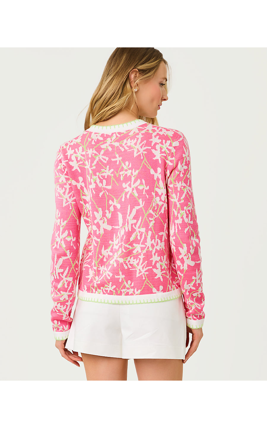 Manzie Cardigan - Confetti Pink - Liza