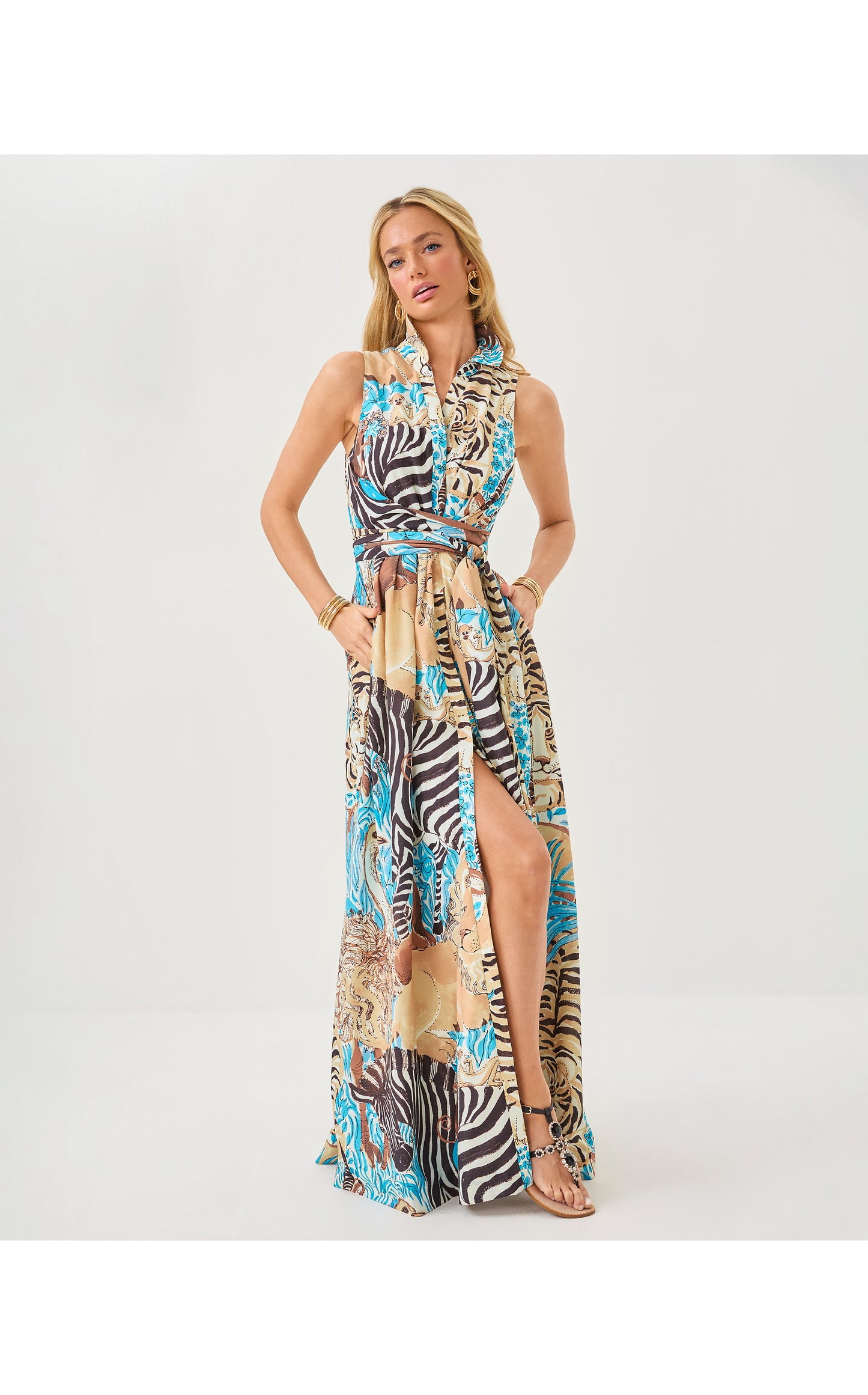 Marria Stretch Maxi Dress - Lilly's Zoo