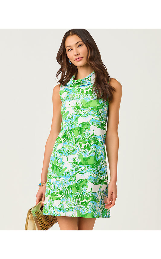 Payson Dress - Capri Blue - Galloping Gals