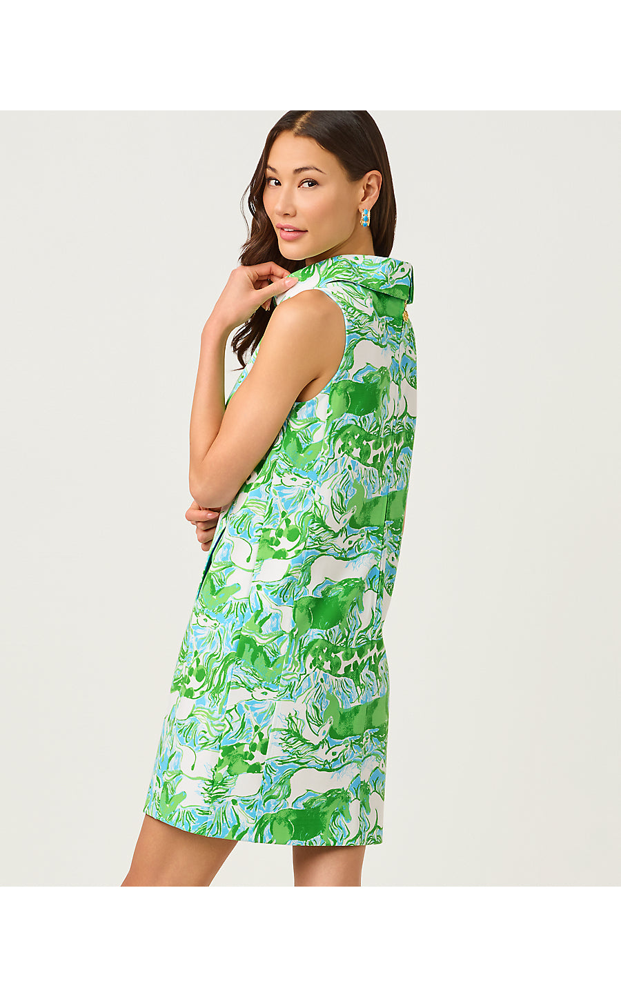Payson Dress - Capri Blue - Galloping Gals