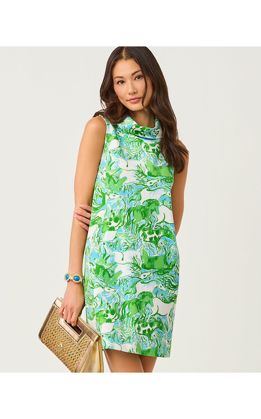 Payson Dress - Capri Blue - Galloping Gals