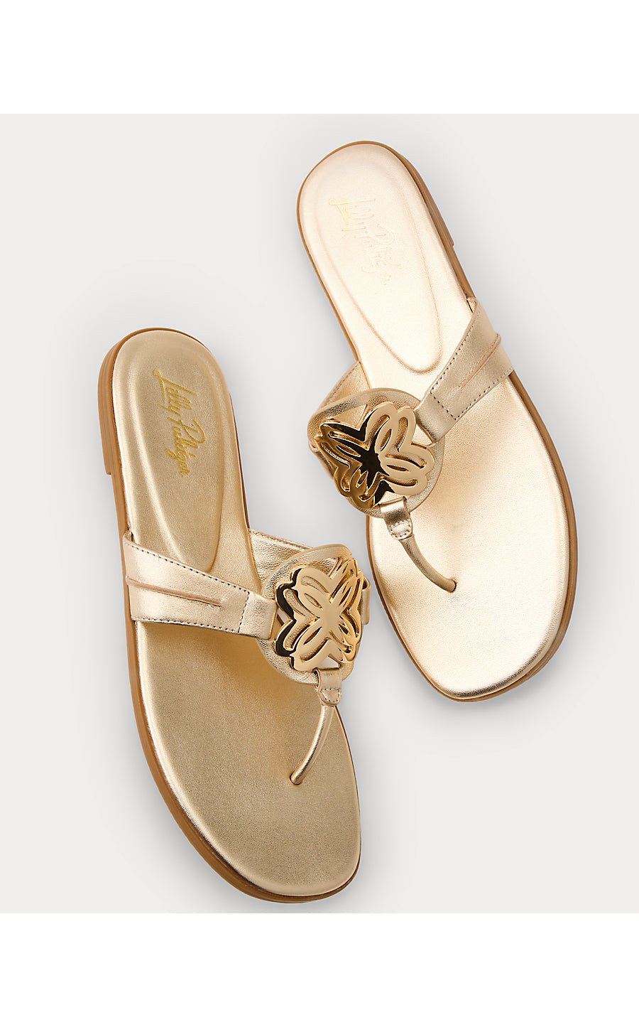 The Lilly Sandal - Gold Metallic