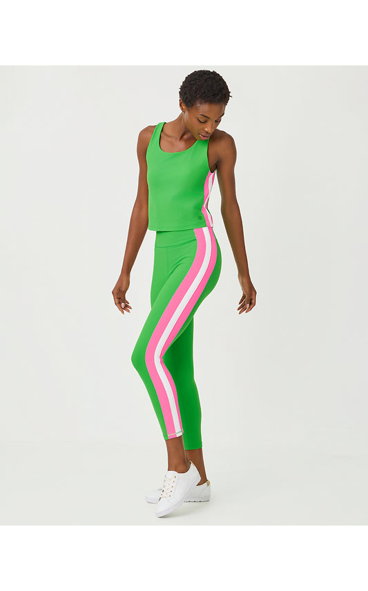 Weekender High Rise Midi - Putting Green - Colorblock