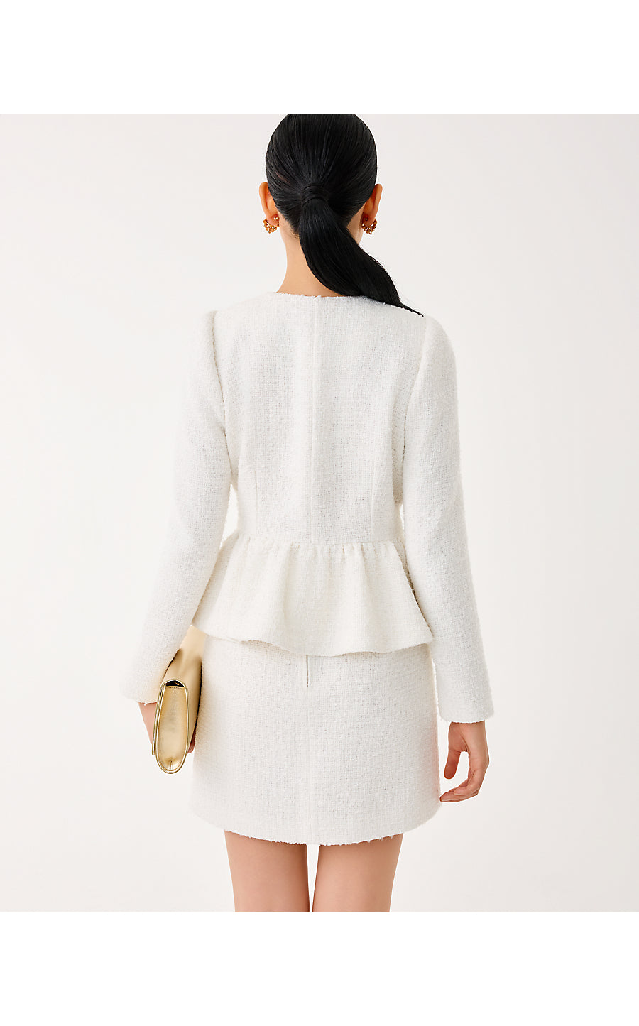 Araya Boucle Jacket - Coconut - Chic Chick