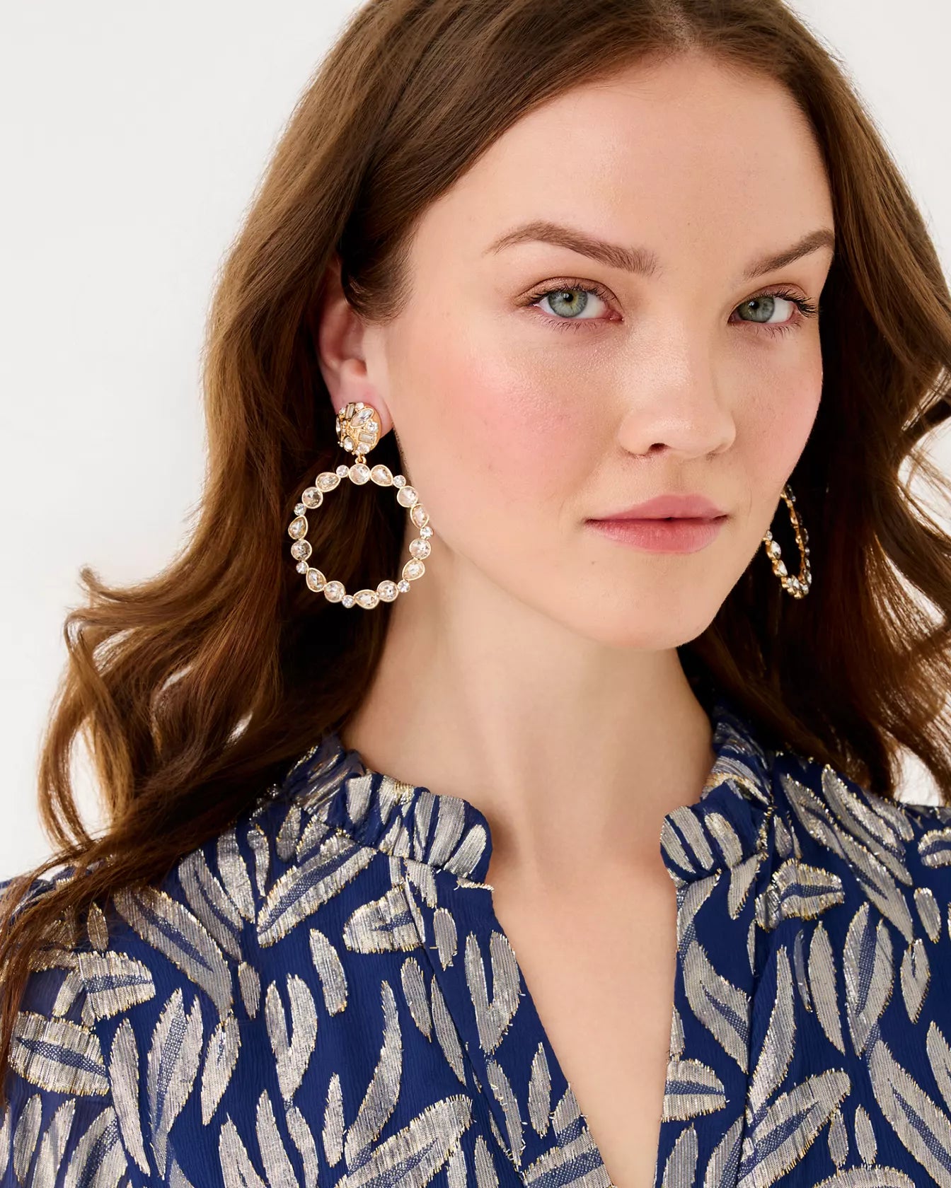 Party Punch Hoop Earrings - Clear