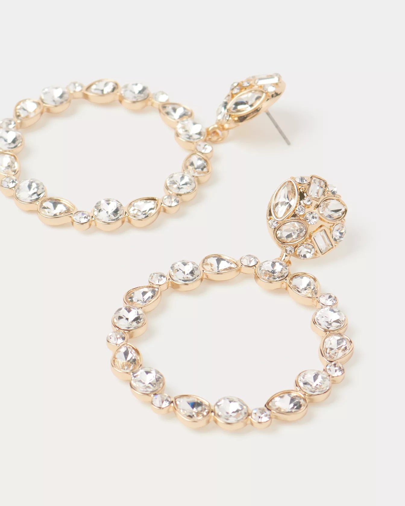 Party Punch Hoop Earrings - Clear
