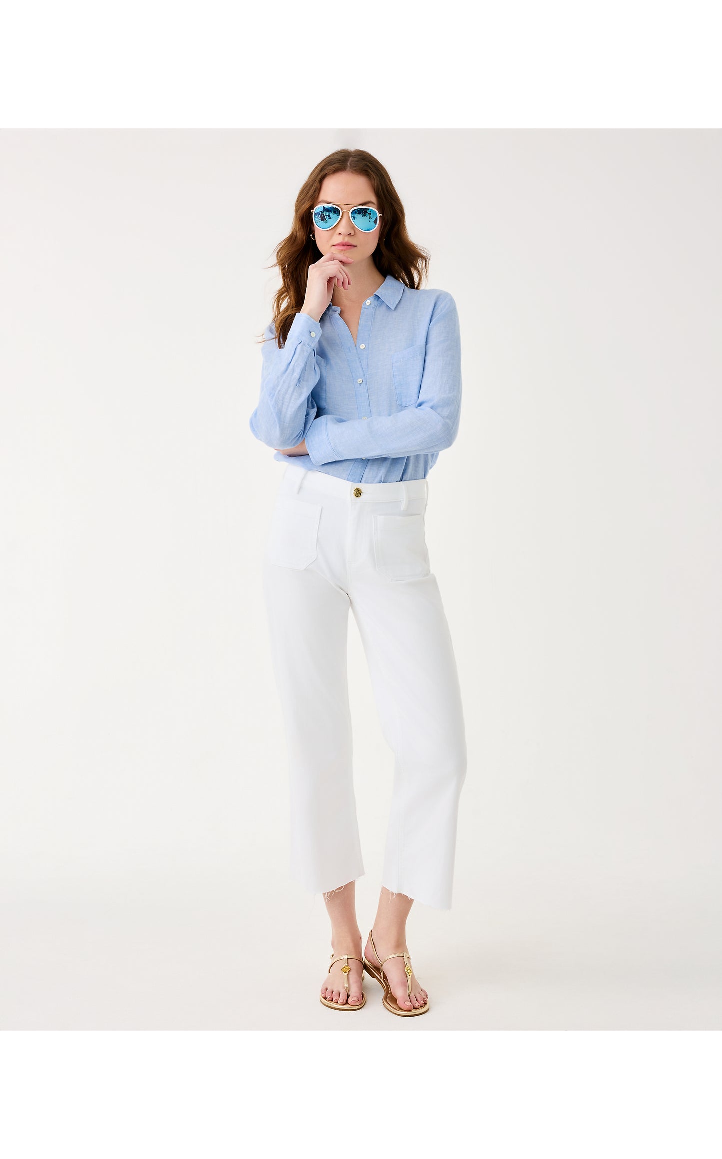 Harleen Pant  - Resort White
