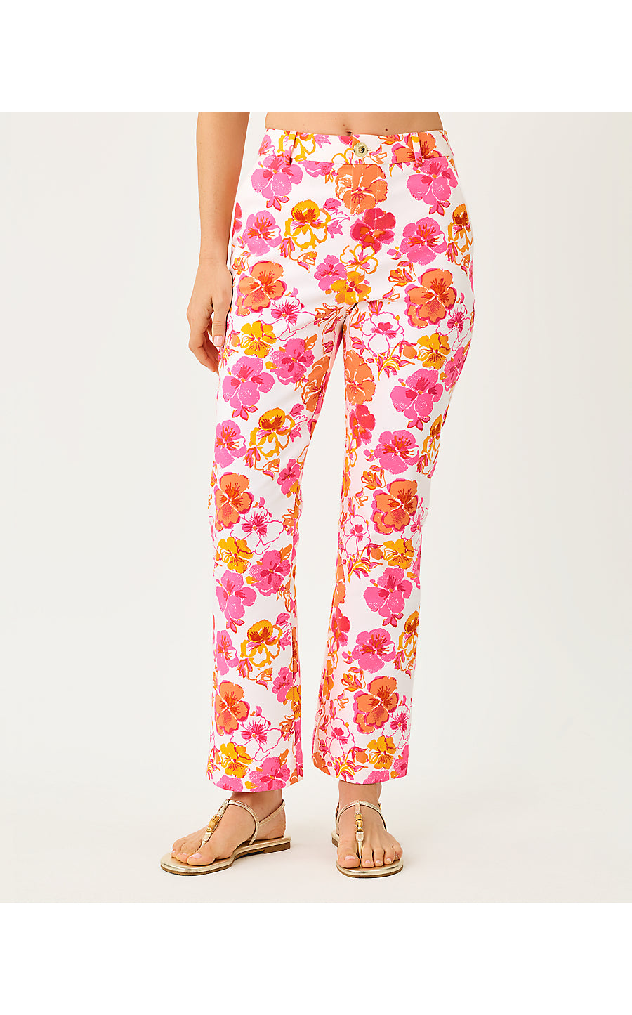 Carwyn Crop Flare Pant - Pansy Fansy