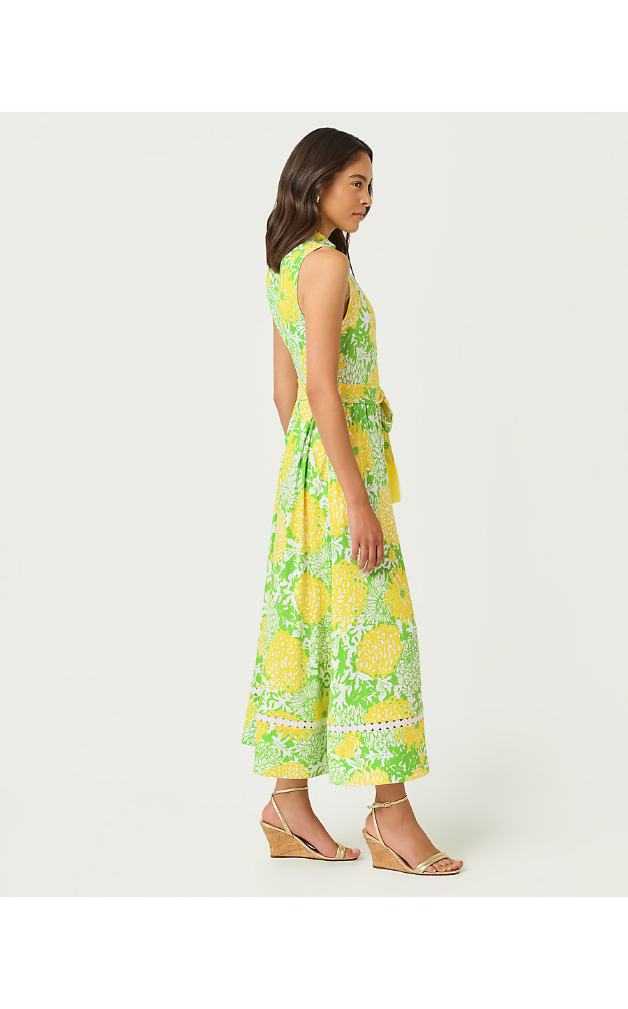 Colman Midi Dress - Crocodile Green - Mumbo Jumbo