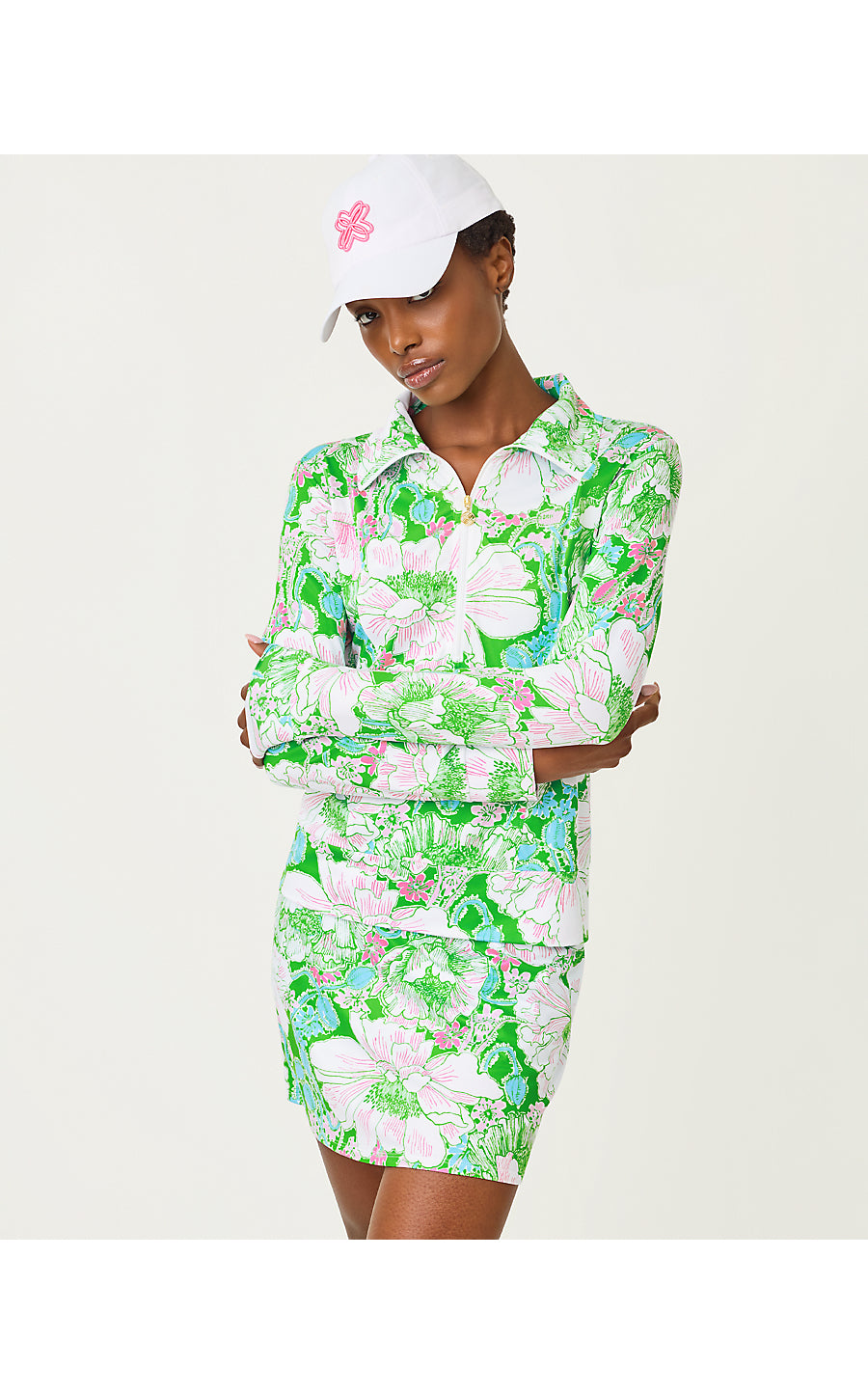 Eleni Pullover - Putting Green - Poppyland