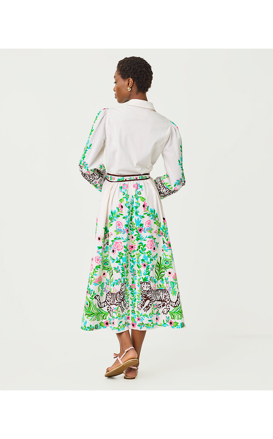 Luanne Midi Shirtdress - Royal Zoo