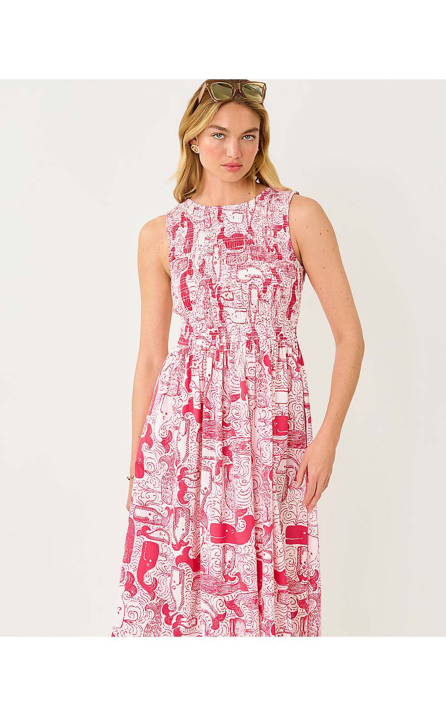 Daisey Midi Dress - Thar She Blows