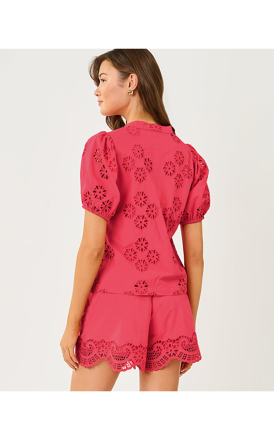 Castine Top - Paradise Punch - Medallion Petals