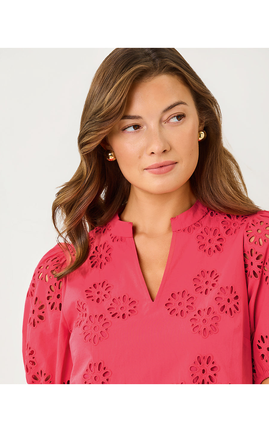 Castine Top - Paradise Punch - Medallion Petals
