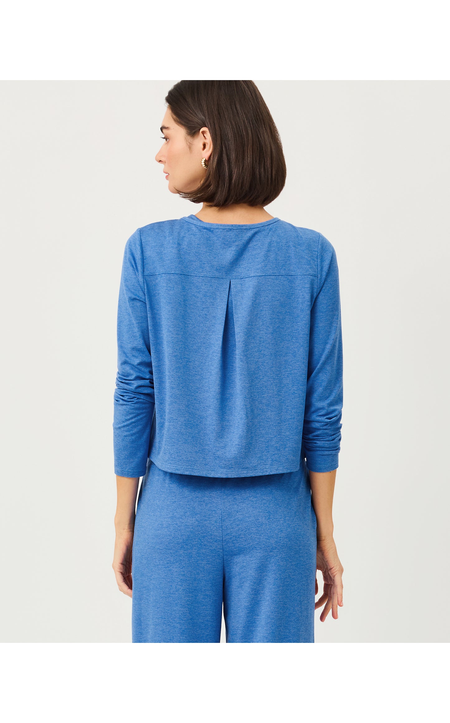 Kai Cardigan - Heathered Merriweather Blue