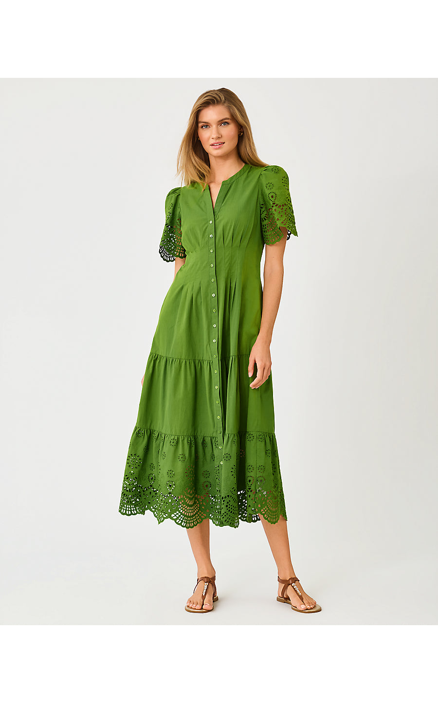 Wayland Midi Dress - Oregano