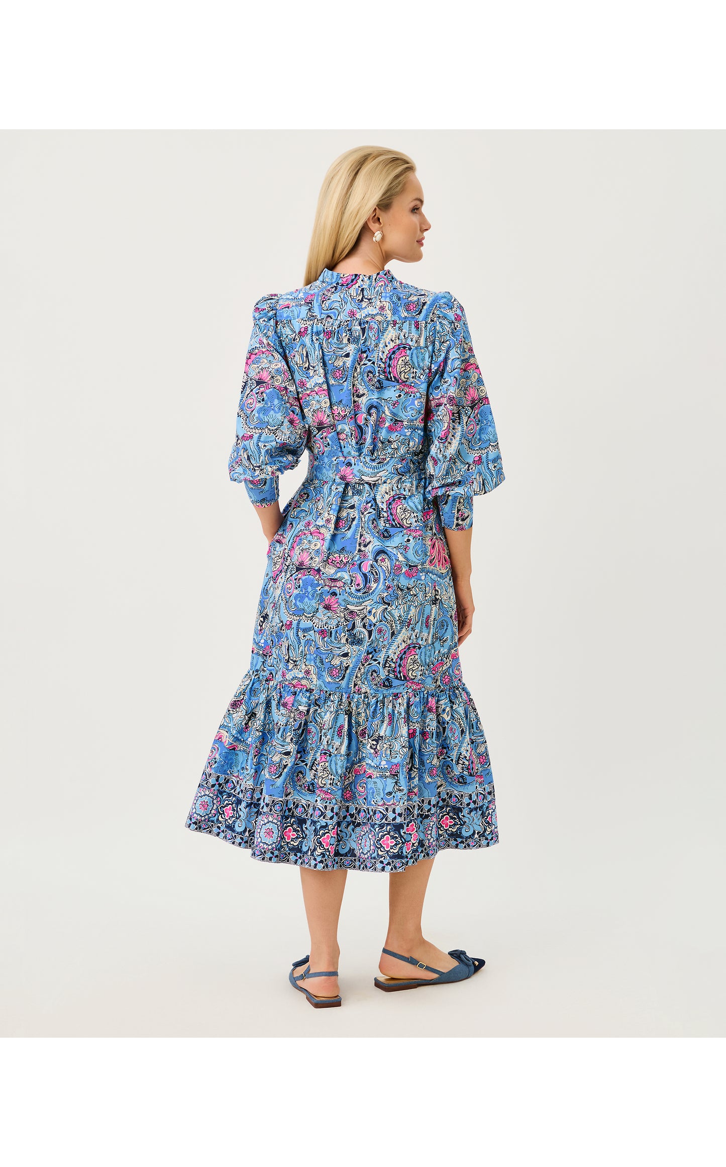 Drena Midi Dress - Paisley Parade