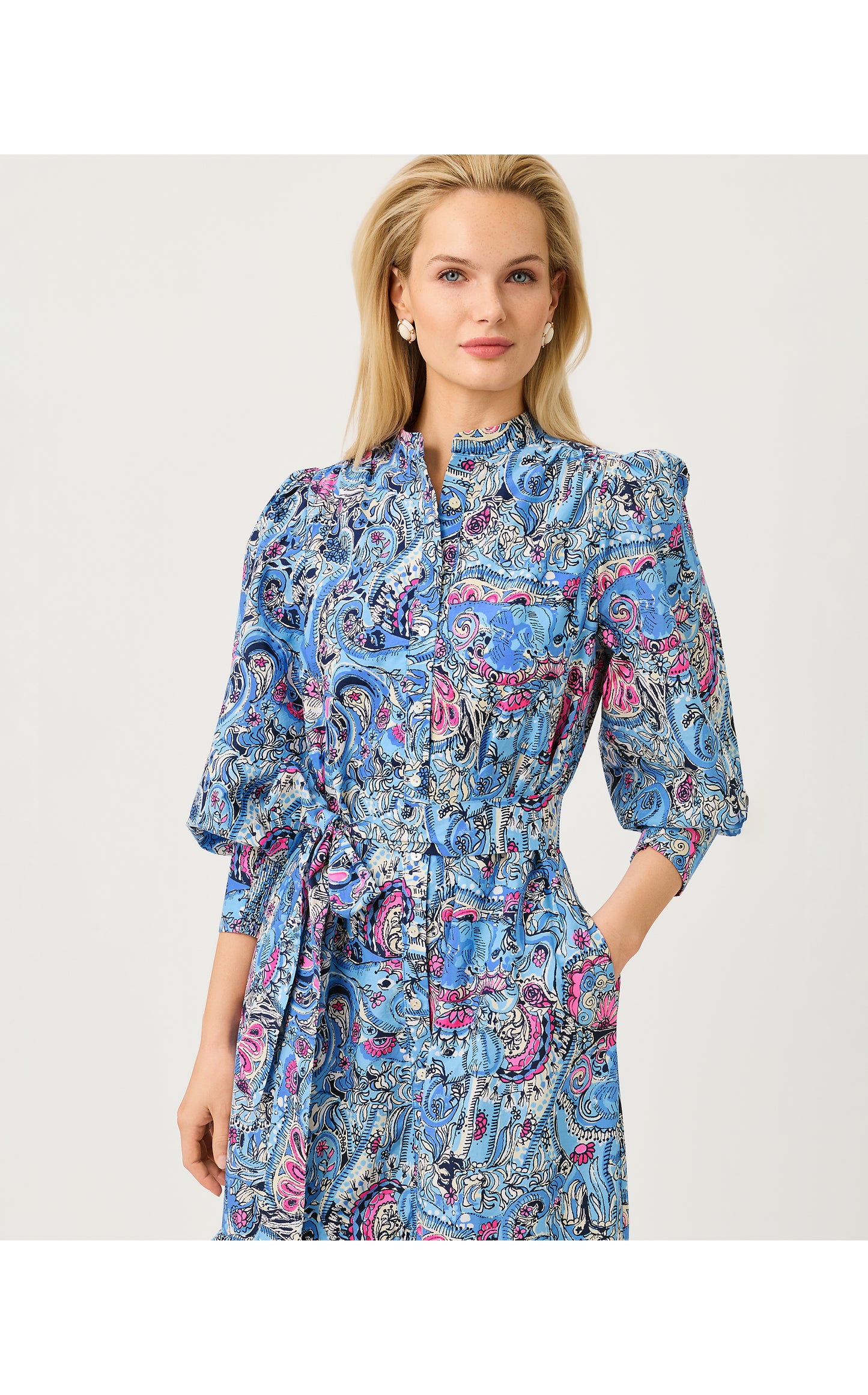 Drena Midi Dress - Paisley Parade
