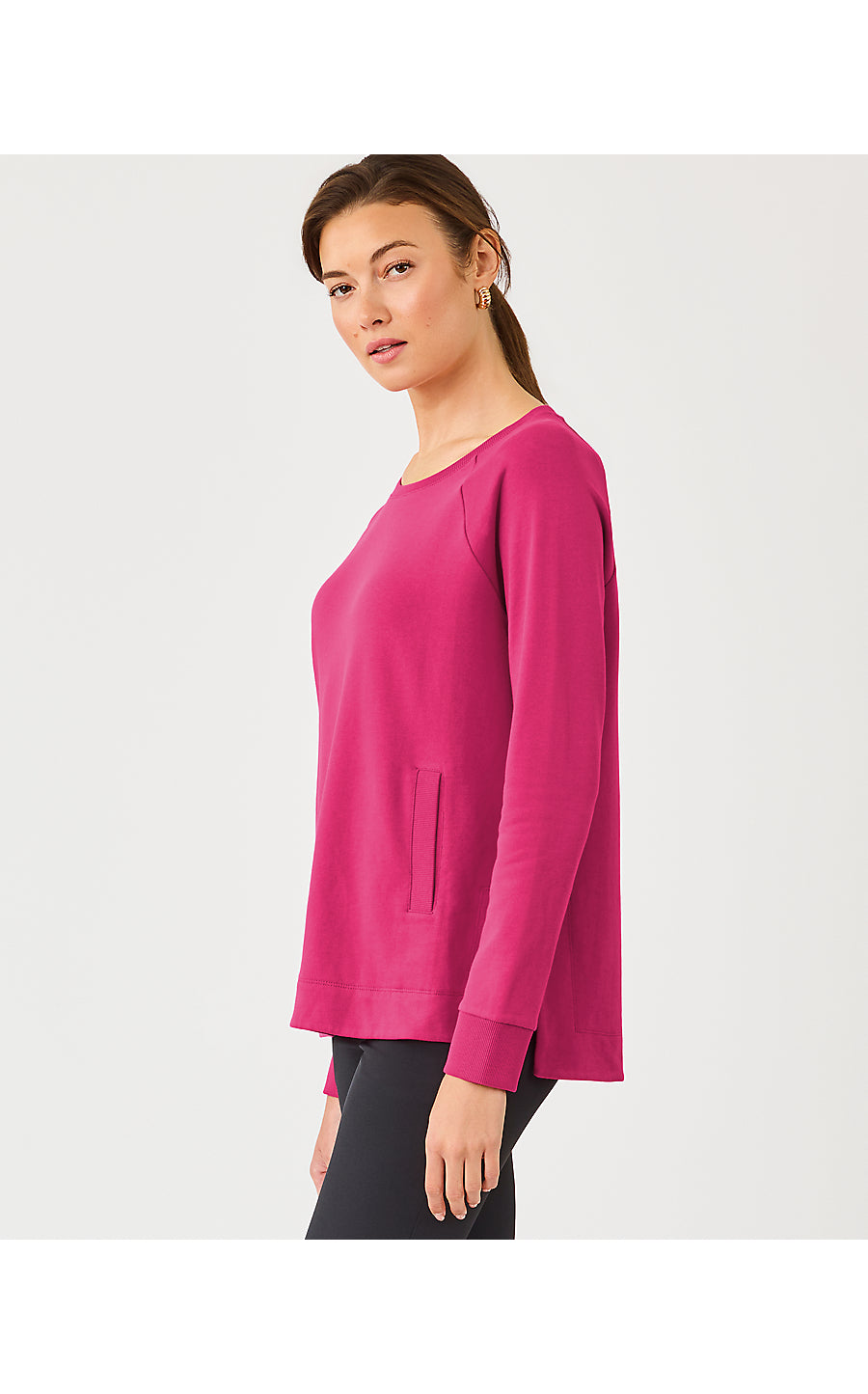 New Beach Comber Pullover - Berry Bouquet
