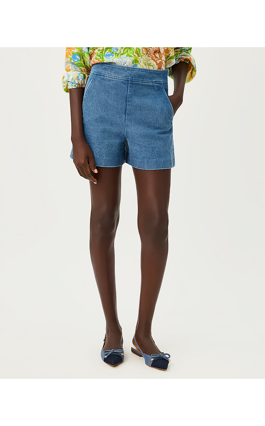 Sarissa Denim Shorts -  Sympeony Wash