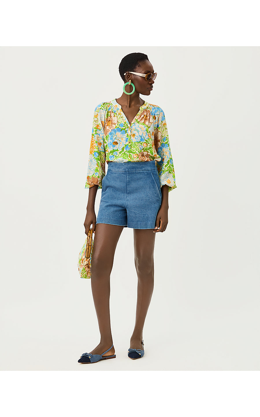 Sarissa Denim Shorts -  Sympeony Wash