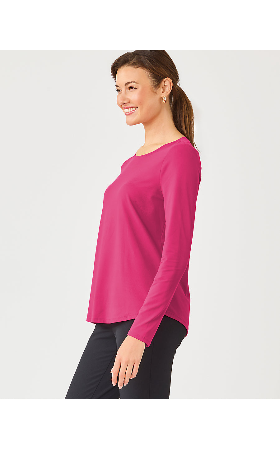 Westley Long Sleeve Tee - Berry Bouquet