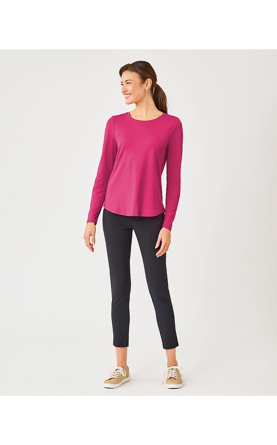 Westley Long Sleeve Tee - Berry Bouquet