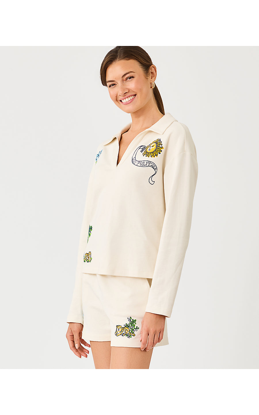 Corvaya Pullover - Tropical Embellishment