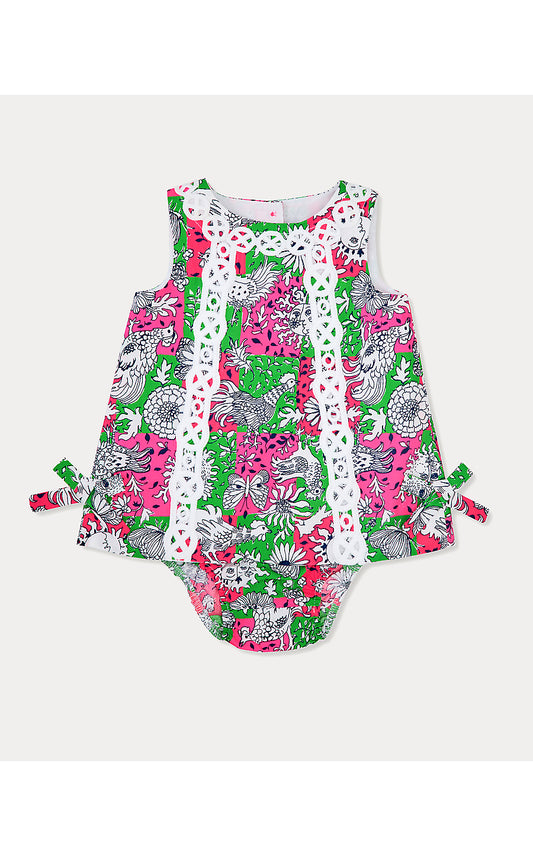 Baby Lilly Shift - Cherry Blossom Pink - Lil Chicken Check
