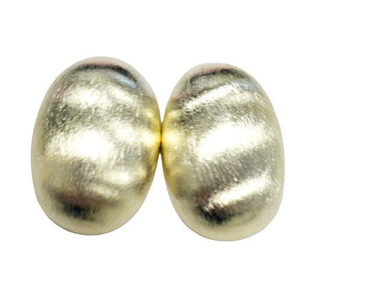 Coco Studs - Brushed 18K Gold Plated