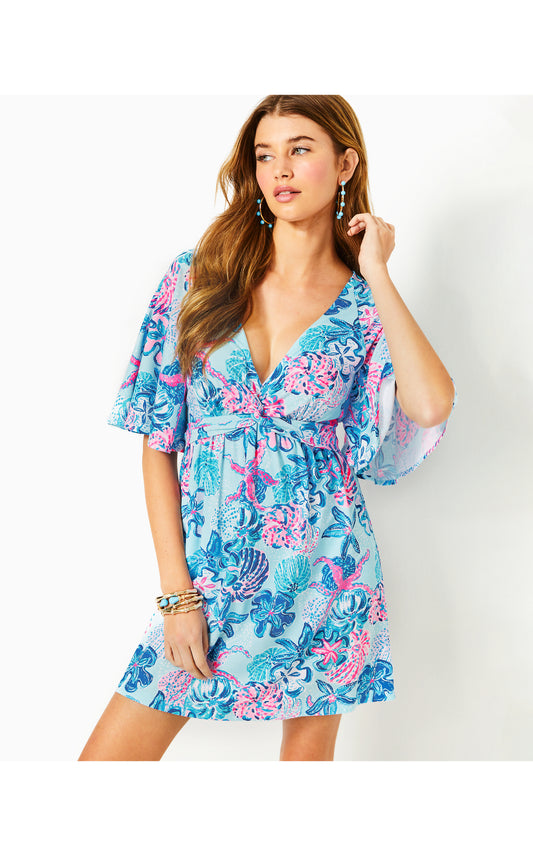 Minka Skirted Romper - Bahamas Beachcomber