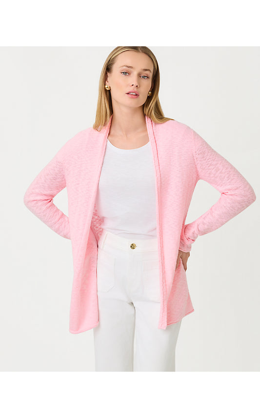 Faretta LongCardigan - Pink Muse