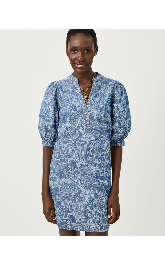 Mialeigh Dress - Indigo All Day - Paisley Parade