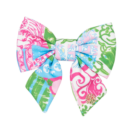 Pet Bow - Crazy Quilt