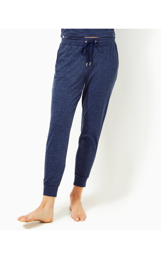 Lillabeth UPF 50+ Pant - Heathered Blue Med