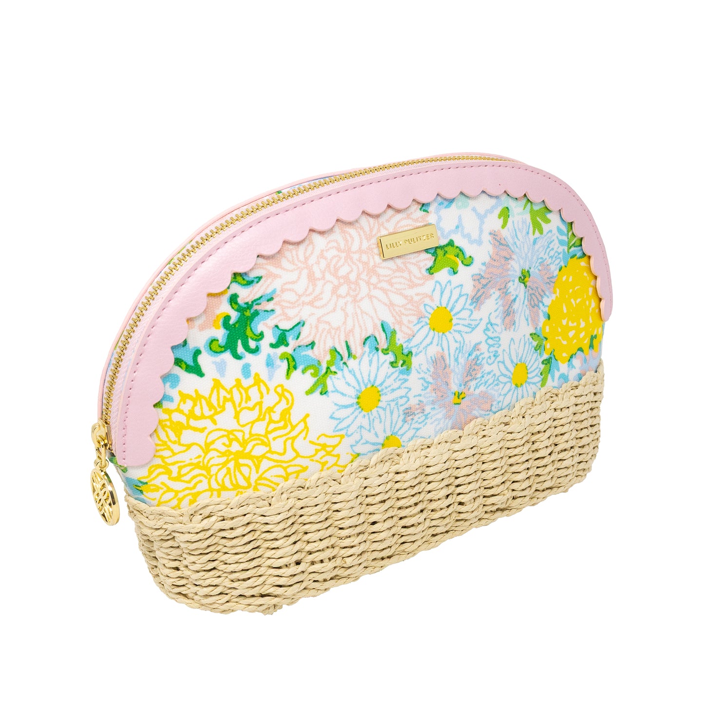 Raffia Pouch - Lilly Garden