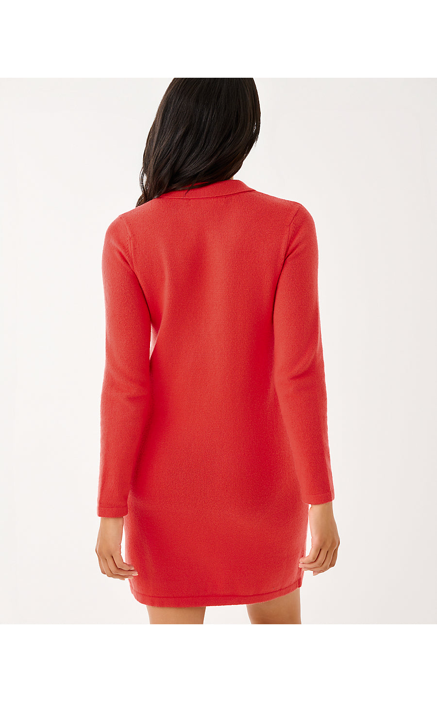 Adalena Sweater Dress - Rococo Red