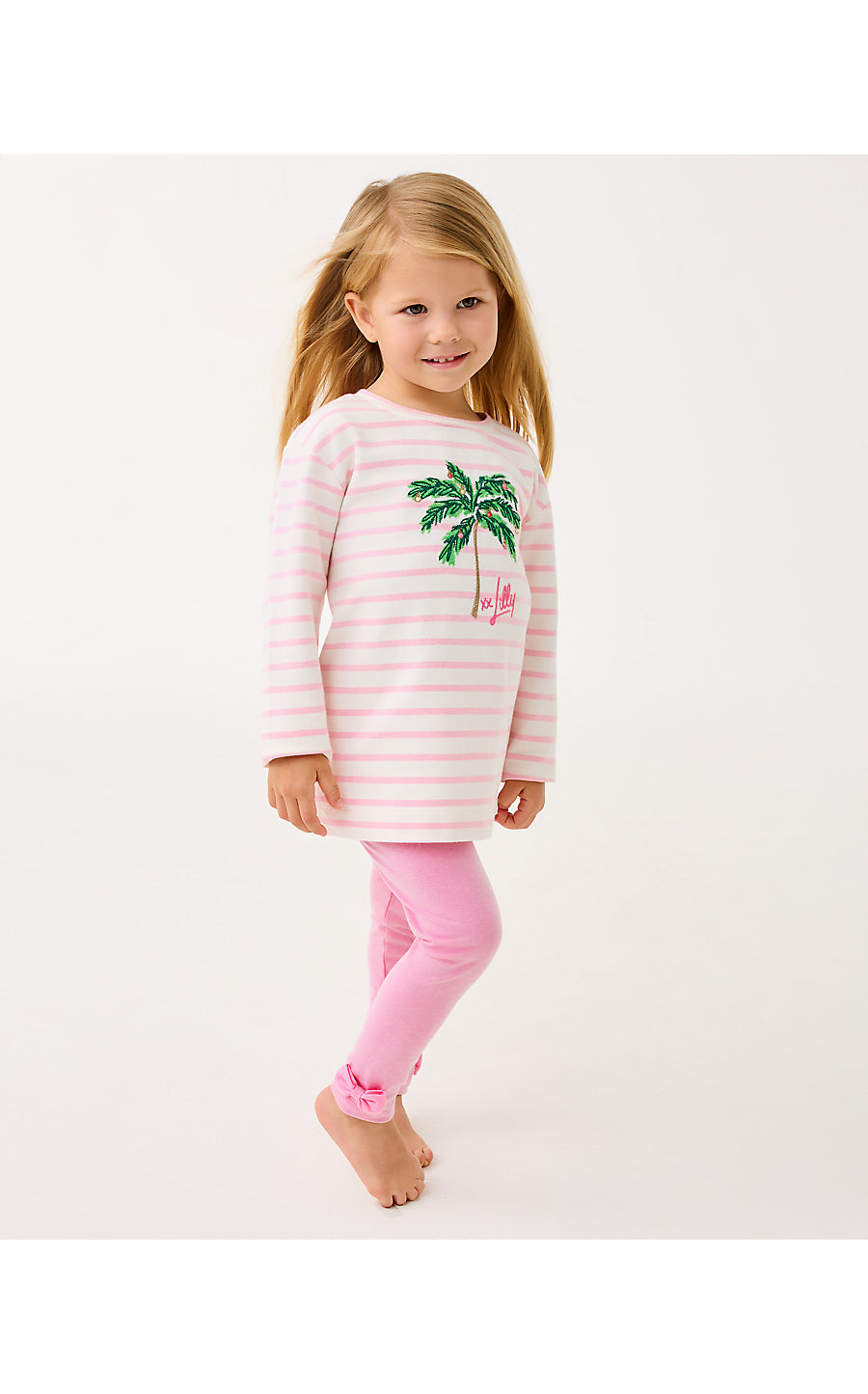 Mini Ballad Sweatshirt - Holiday Palm Embellishment