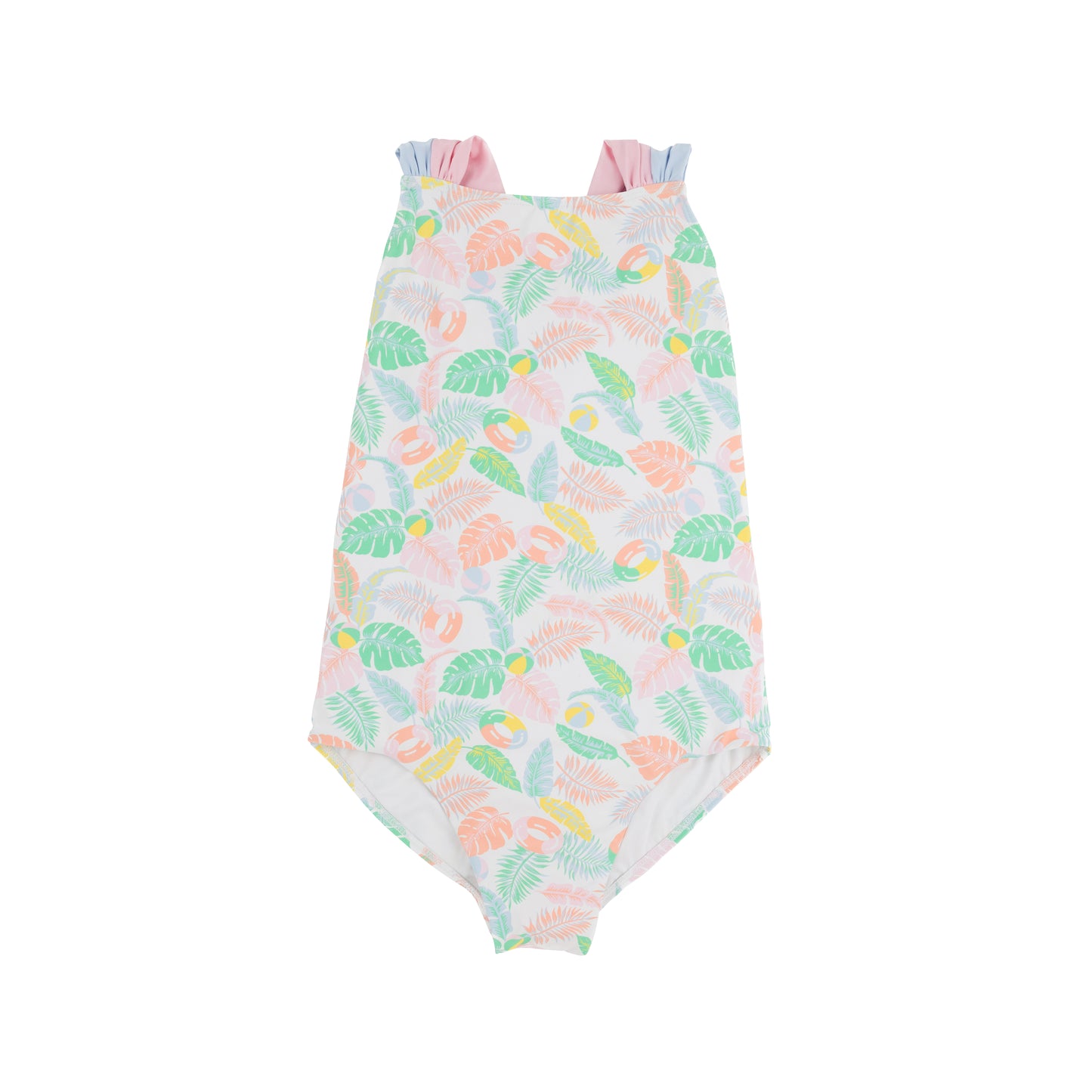 Seabrook Bathing Suit - Happy in Harbour Island/Palm Beach Pink and Buckhead Blue