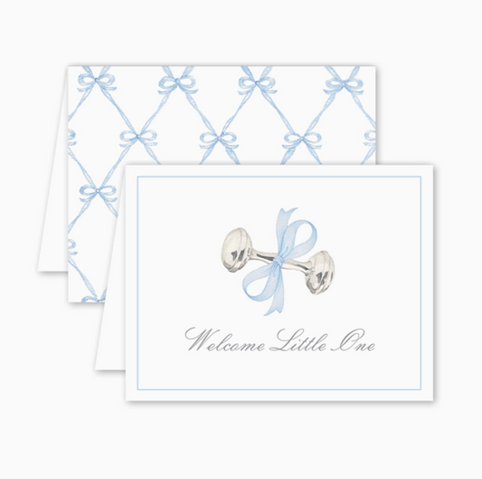 Rattle and Bow Blue | Single Card