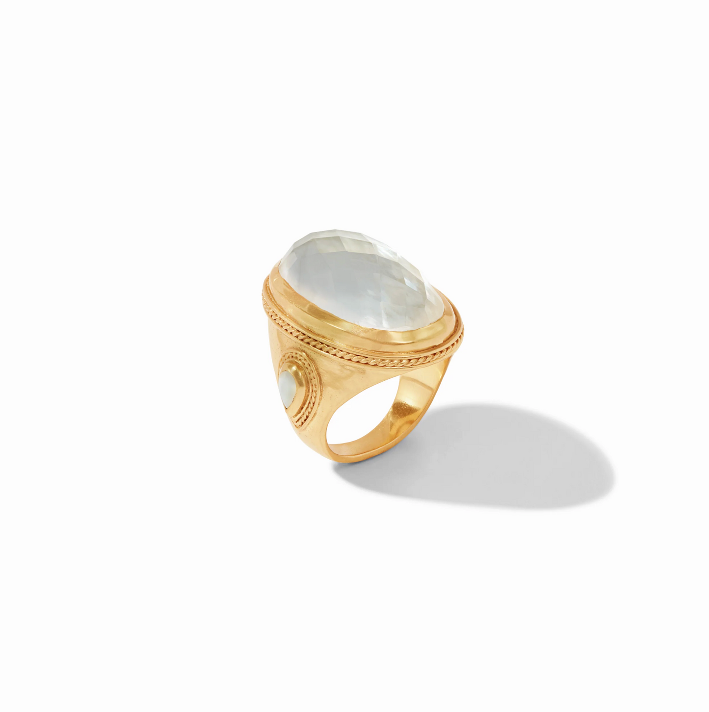 Cannes Statement Ring - Iridescent Clear Crystal